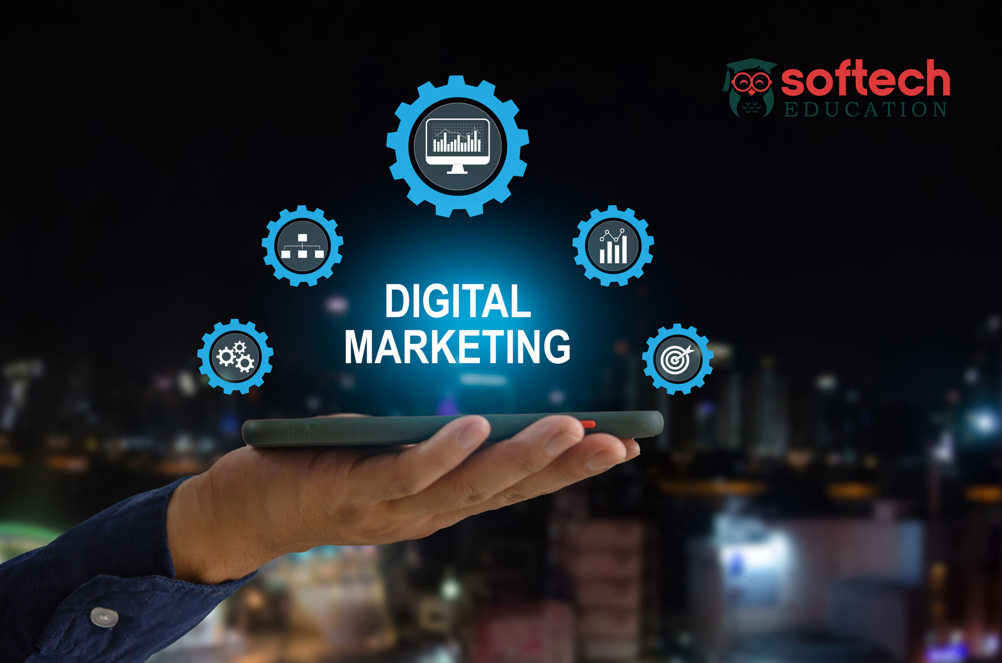 best diploma in digital marketing courses training institute with certification and top placement to learn online offline classes after 12th in affordable fees Softech Education