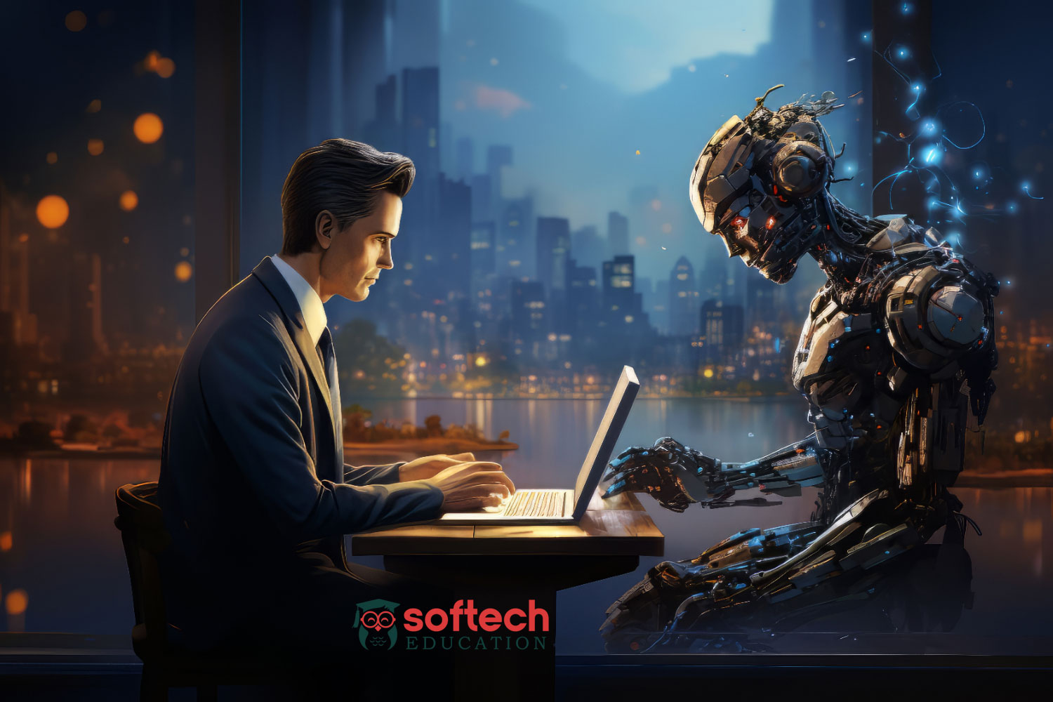 best offline Artificial Intelligence AI in digital marketing courses training institute with certification at affordable fees and top placement to learn online classes after 12th Softech Education