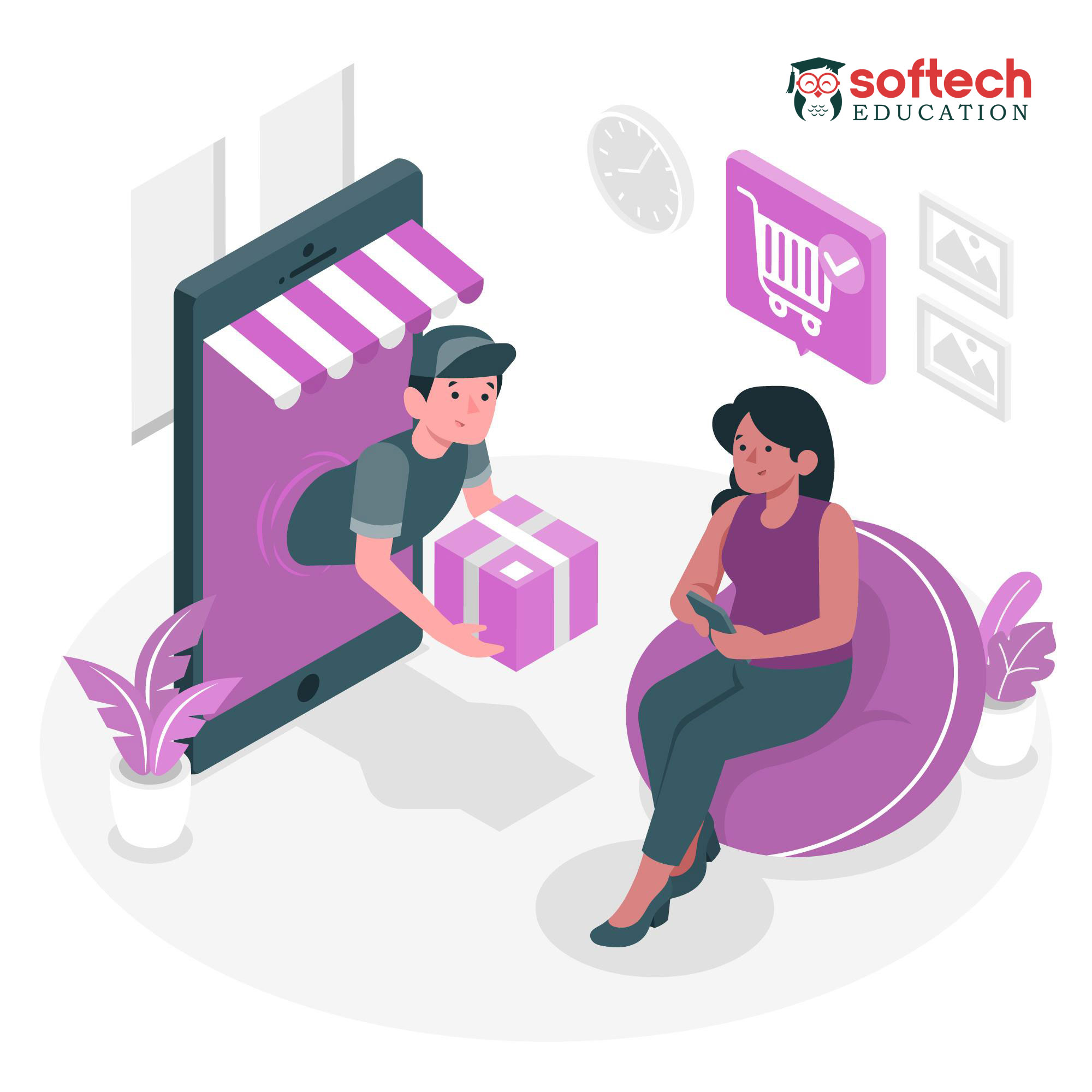 best offline Ecommerce Marketplace in digital marketing courses training institute with certification at affordable fees and top placement to learn online classes after 12th Softech Education