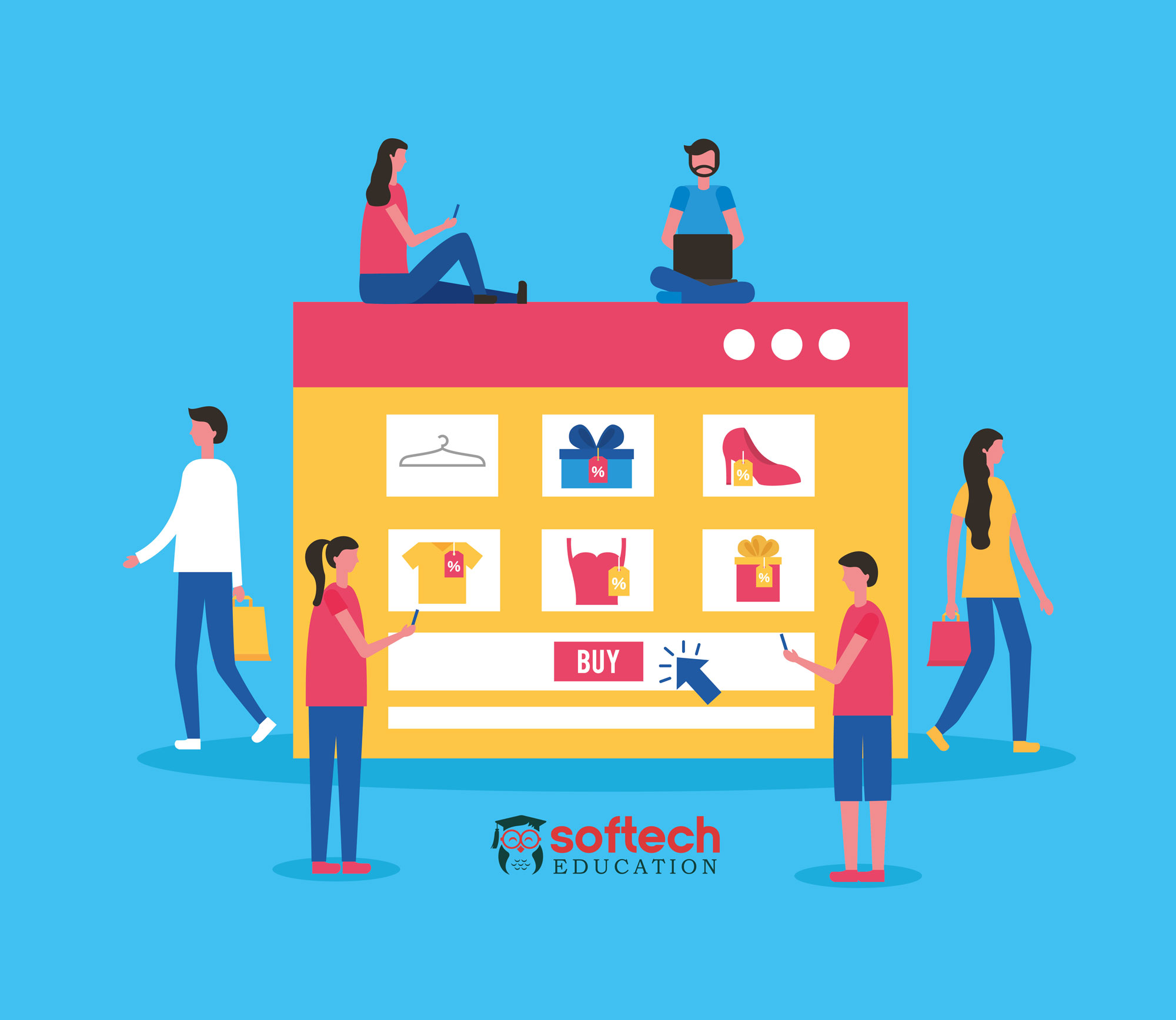 best offline Ecommerce Website Marketing in digital marketing courses training institute with certification at affordable fees and top placement to learn online classes after 12th Softech Education