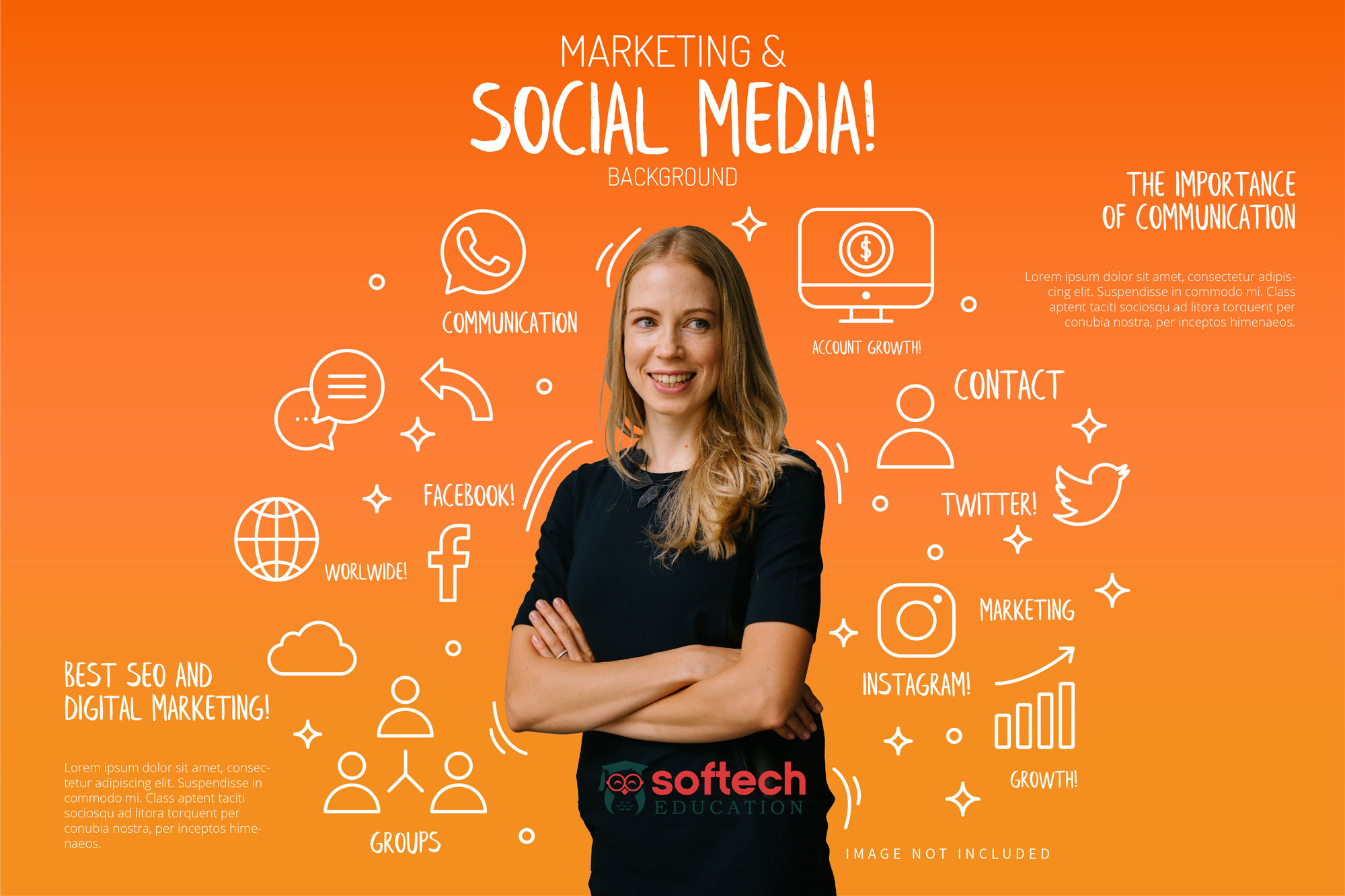 best offline Social Media Marketing in digital marketing courses training institute with certification at affordable fees and top placement to learn online classes after 12th Softech Education