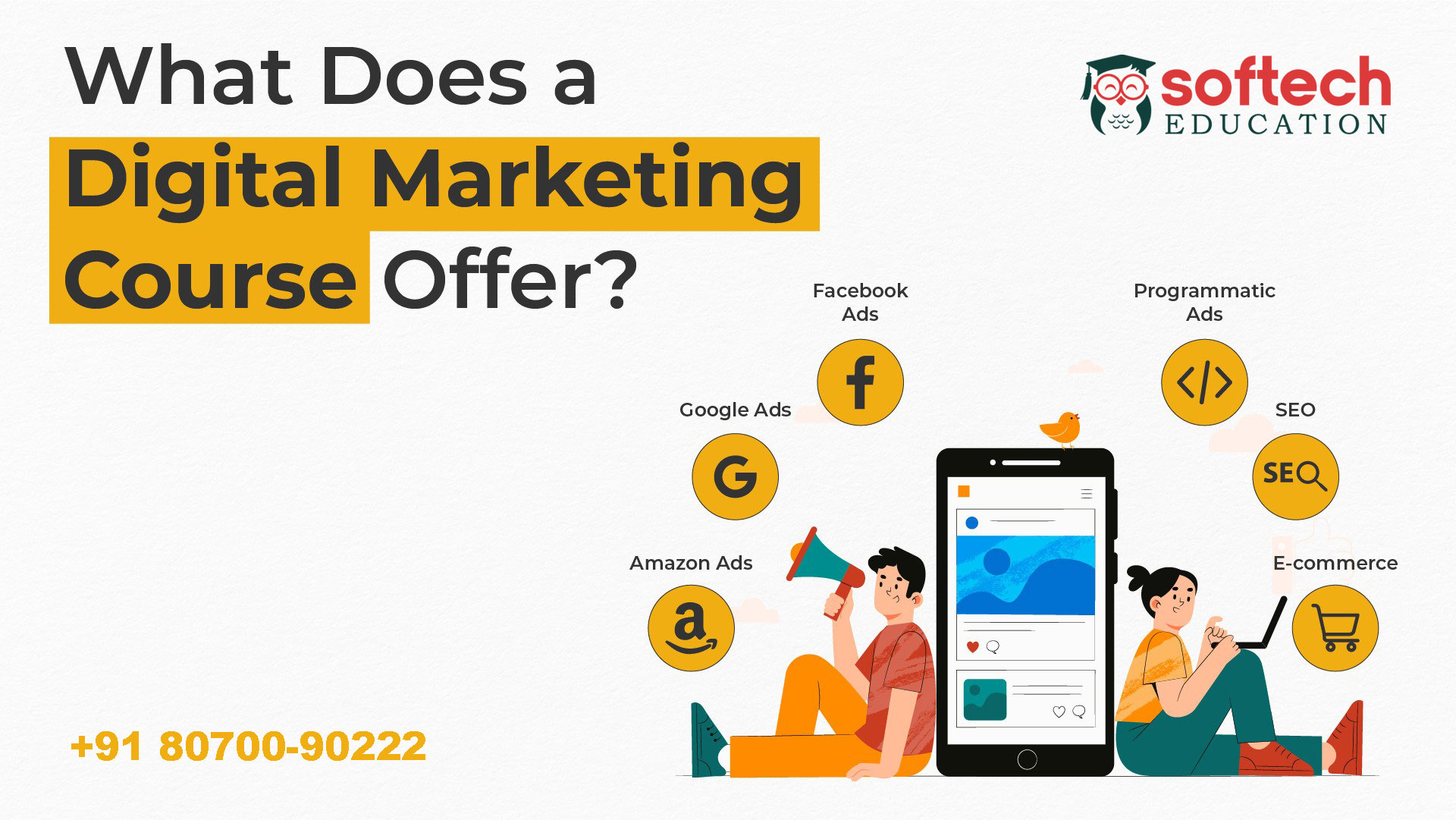Best Digital Marketing Courses in Thane for Top Online Offline Institute with Advance Training Certification in SofTech Education