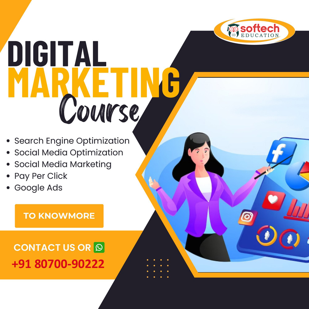 Best Digital Marketing Course in Vashi for Top Online Offline Institute with Advance Training Certification in SofTechEDU